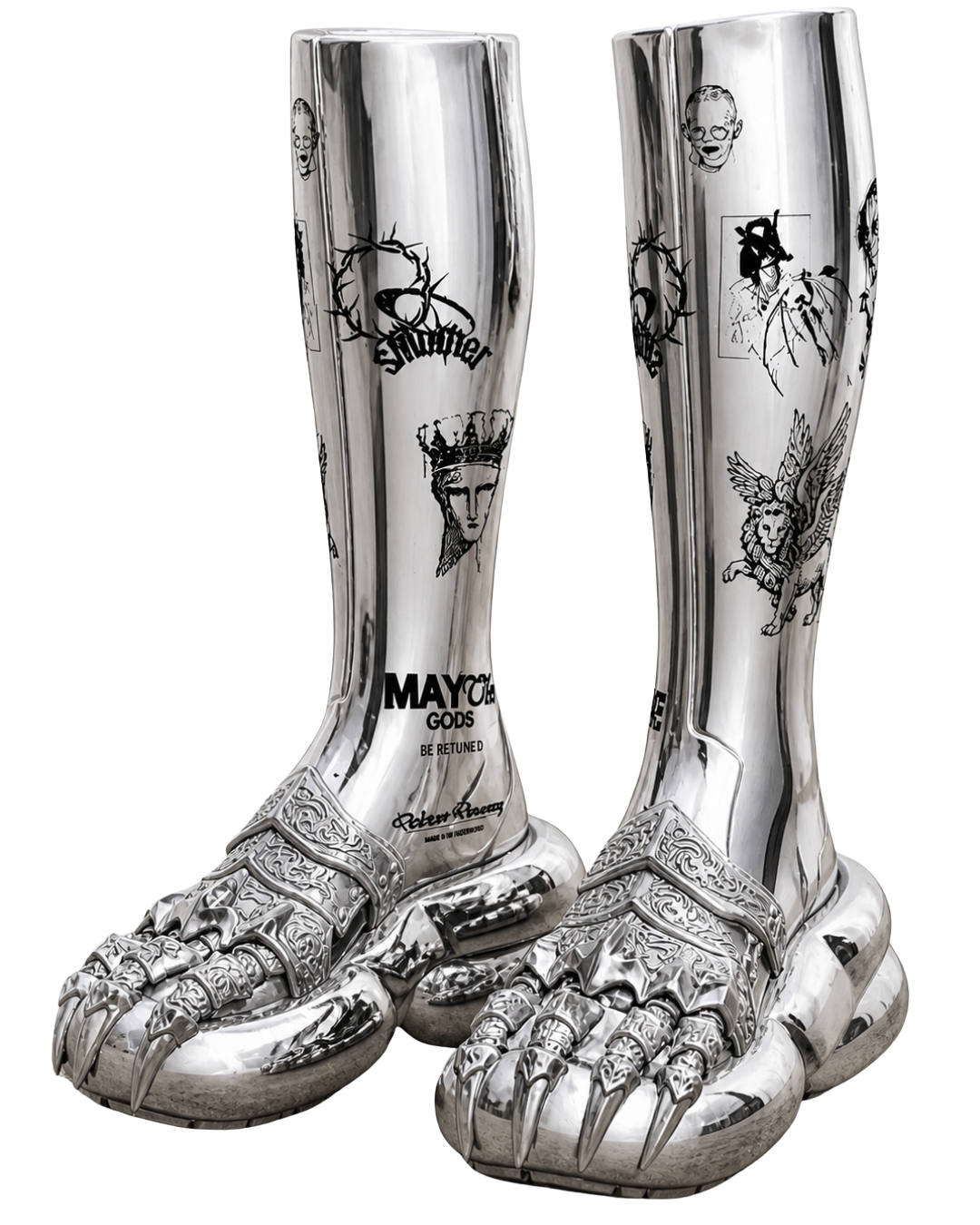 Chrome Gargoyle Boots — Concept