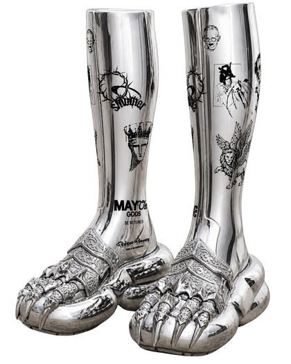 Chrome Gargoyle Boots — Concept