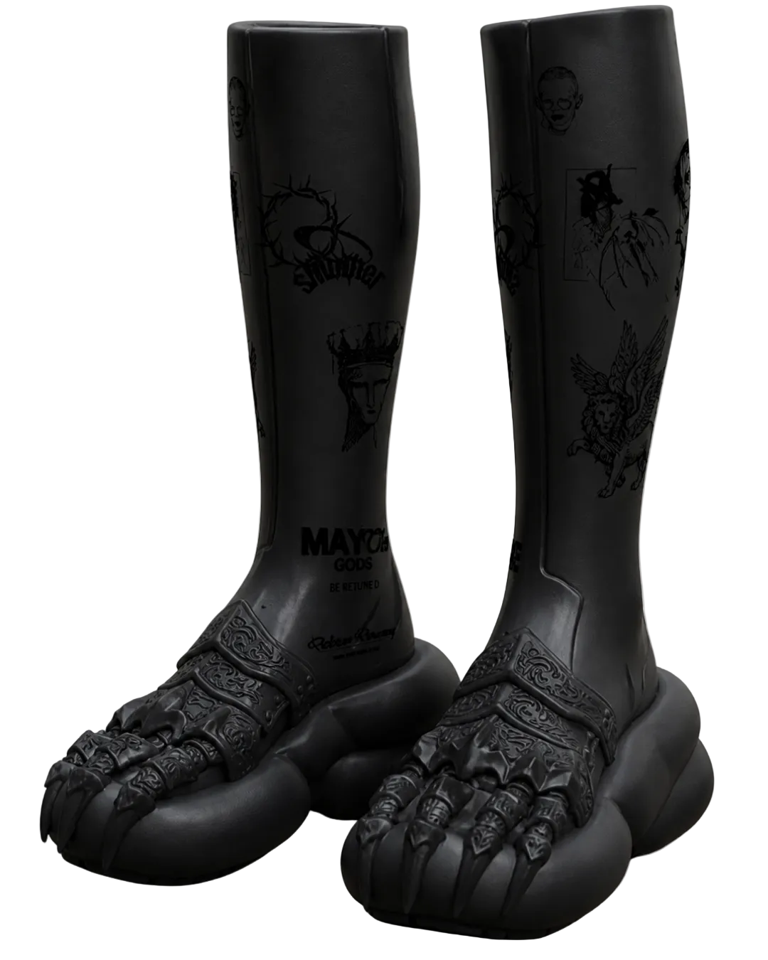 Black Gargoyle Boots — Concept