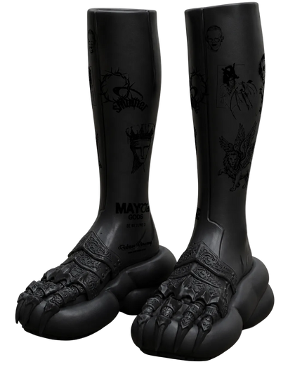 Black Gargoyle Boots — Concept