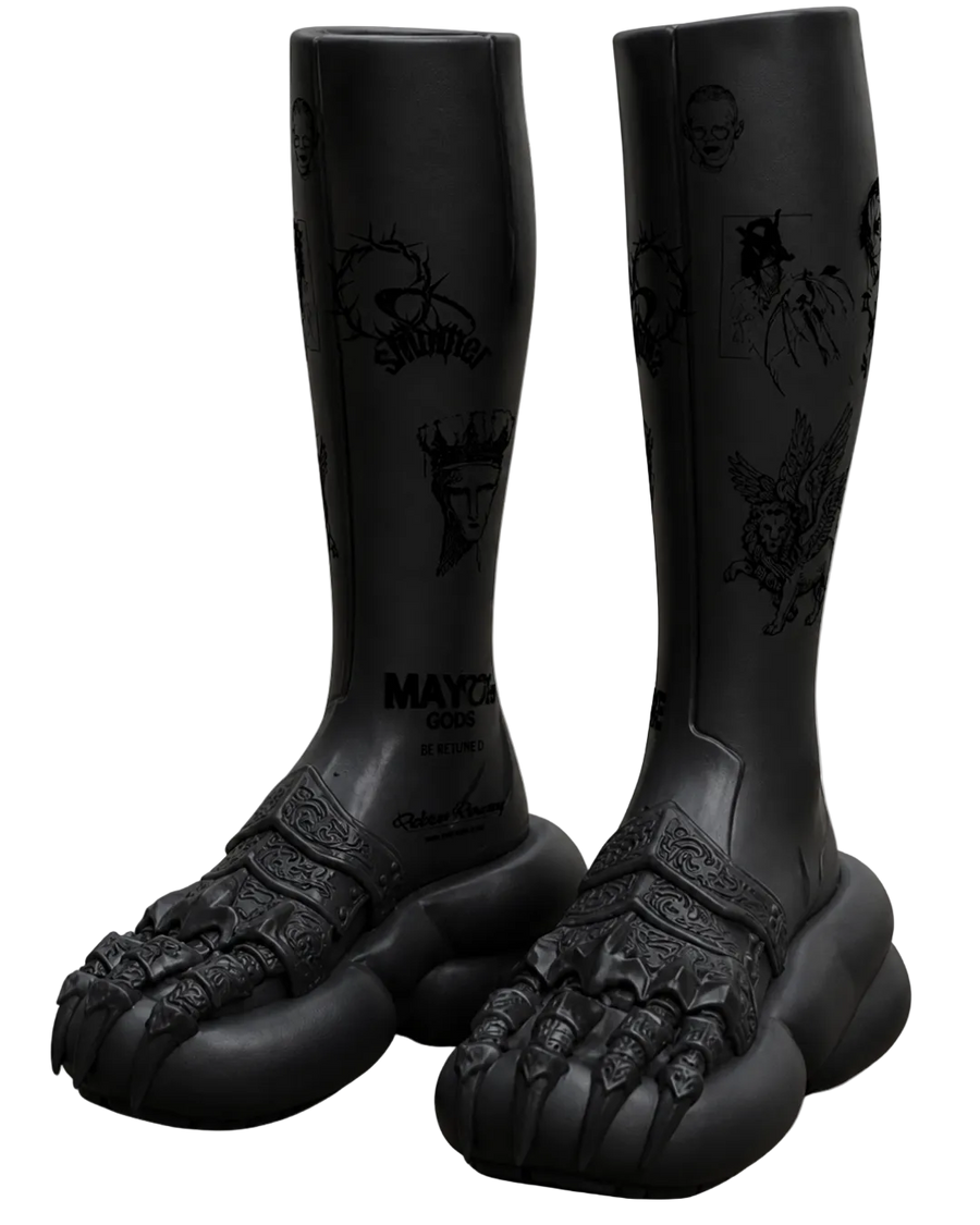 Black Gargoyle Boots — Concept