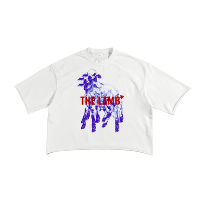 The Lamb — Boxy Graphic Tee (Cobalt)