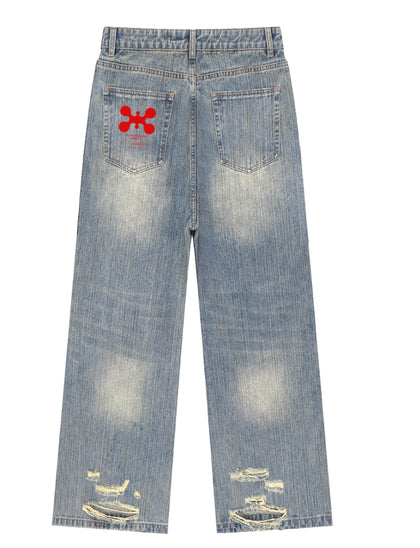 Bone Pilgrim — Distressed Jeans (Light Wash)
